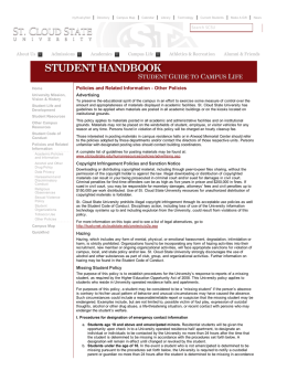 Policies and Related Information Other Policies