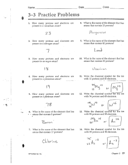 3-3 Practice Problem Answers