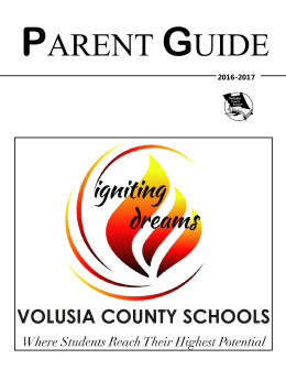 Parent Guide 2016-2017 - Volusia County Schools