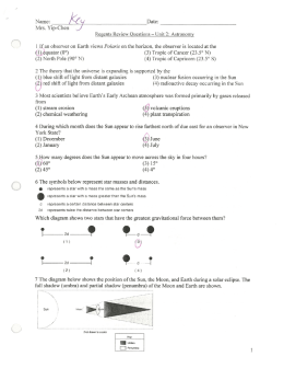 Unit.2.Astronomy.ReviewQuestions.KEY