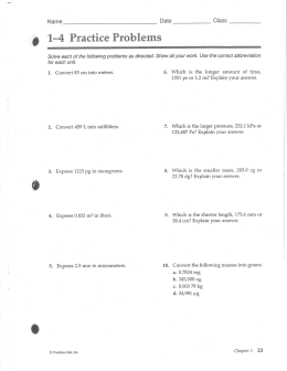 Name Date Class