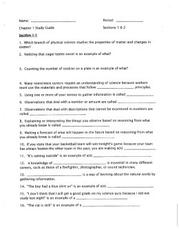 Page 1 ---mm mm-r-r---------fºr- Chapter 1 Study Guide Sections 1