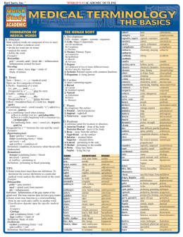 QuickStudy - Medical Terminology: Basics