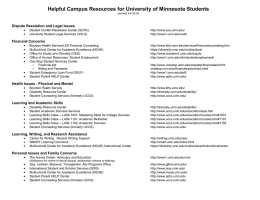 Campus Resource List