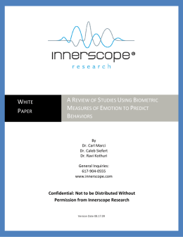 A Review of Studies Using Biometric Measures…
