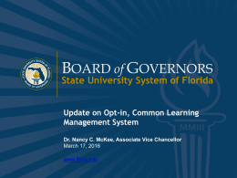274.9 KB pdf - State University System of Florida