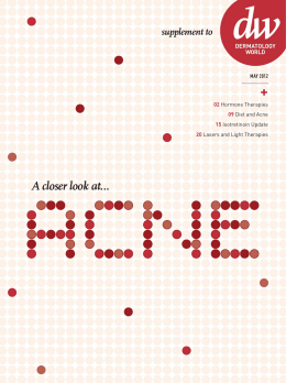 A Closer Look at... Acne - American Academy of Dermatology