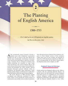 The Planting of English America
