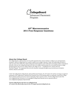 AP® Macroeconomics 2011 Free