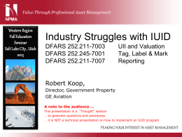 Presentation - National Property Management Association