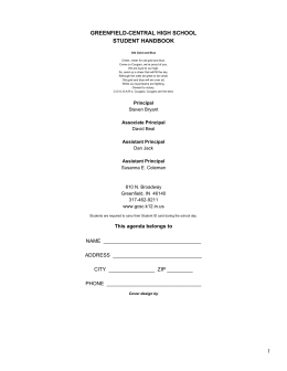 TABLE OF CONTENTS - Greenfield