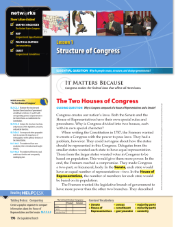 Structure of Congress - McGraw-Hill