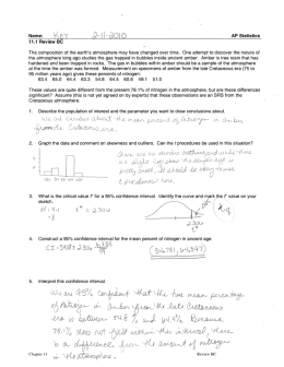 11.1 Review Sheets ANSWERS - Mrs. McDonald