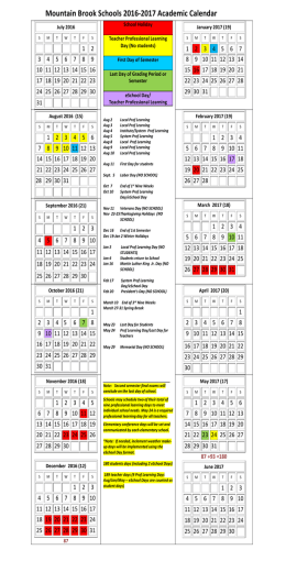 Mountain Brook Schools 2016