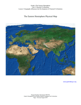 The Eastern Hemisphere Physical Map