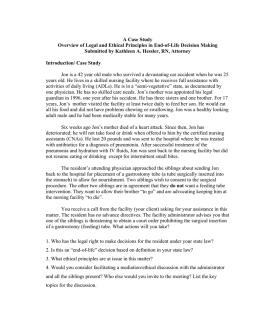 A Case Study Overview of Legal and Ethical Principles in End
