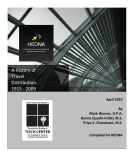 A HISTORY OF TRAVEL DISTRIBUTION: 1915 to 2009