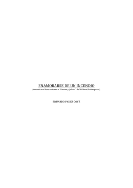 enamorarse de un incendio