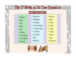 The 27 Books of the New Testament.pmd
