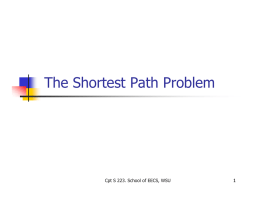 The Shortest Path Problem