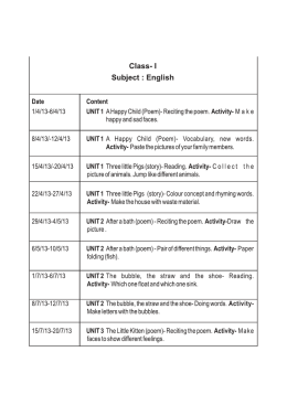 Class- | Subject : English