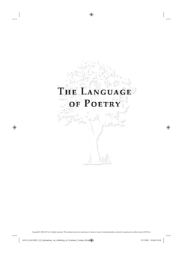 The Language of Poetry