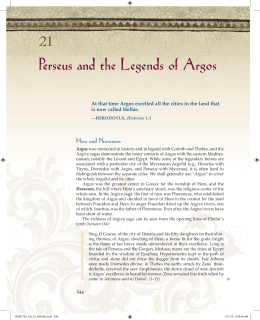 Perseus and the Legends of Argos