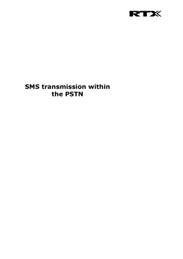 SMS transmission within the PSTN