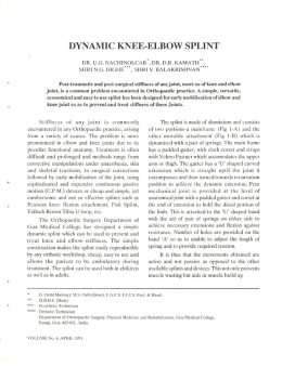 dynamic knee-elbow splint