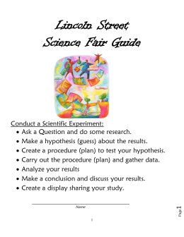 Science Fair Guide 2013 - hershbea@hsd.k12.or.us