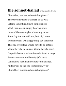 the sonnet-ballad