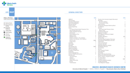 Facility site map - Alberta Health Services