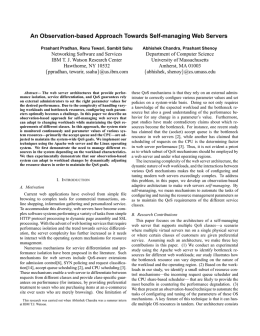 An Observation-based Approach Towards Self