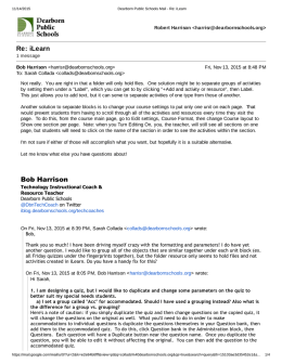 Re: iLearn Bob Harrison - Dearborn Public Schools