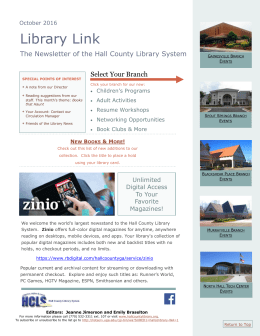 Library Link - the Hall County Library System