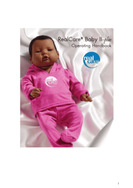 RealCare Baby II-Plus Instructions Introduction