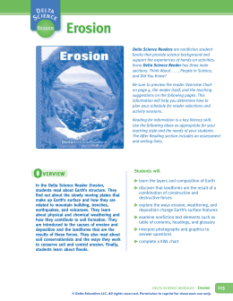 Erosion - Delta Education