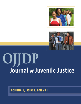OJJDP Journal of Juvenile Justice