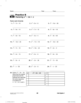 8-3 Practice B - ASB Bangna