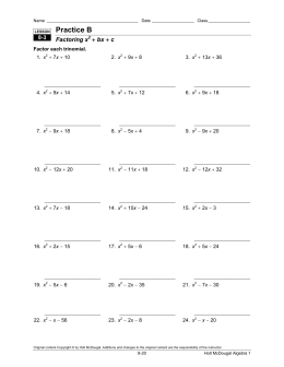 chapter 8 section 3 GCF practice 3