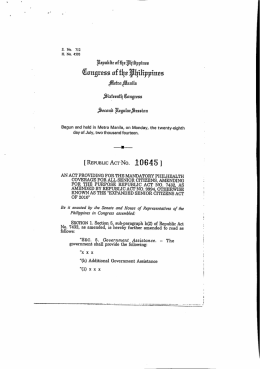 Republic Act No. 10645, November 5, 2014