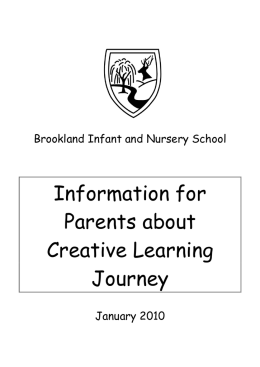 Information for Parents about Creative Learning Journey