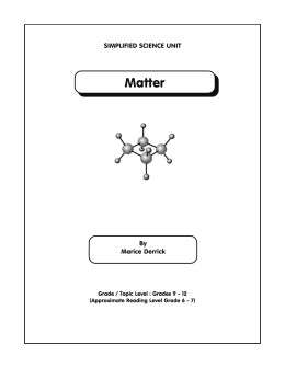 Matter - Davies and Johnson