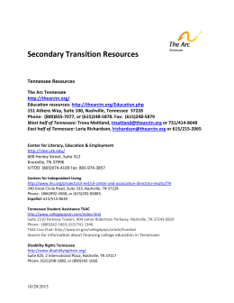 Secondary Transition Resources