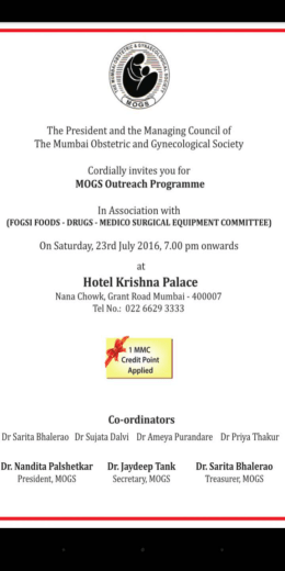 Page 1 The President and the Managing Council of The Mumbai