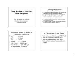 Case Studies In Elevated Liver Enzymes