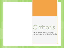 Cirrhosis Presentation