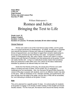 Romeo and Juliet - Education Library