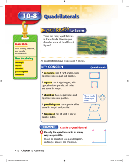 Quadrilaterals 1