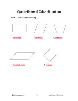 Quadrilateral Identification